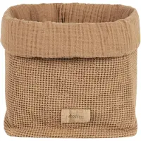 Nobodinoz Storage Basket In Washed Cotton Wabi-Sabi - Beige - ONE SIZE