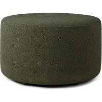 Ethnicraft Barrow Pouf Ø60 cm Pine Green