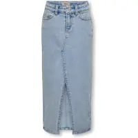Kids Only Kogsiri Front Slit Skirt Dnm Gua Noos - Blue - 128