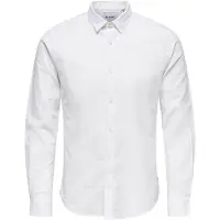 Only & Sons Paita 'ONSCaiden' meleerattu valkoinen