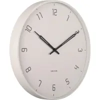 Karlsson seinäkello Stark iron matt warm grey 40 cm KA5950WG