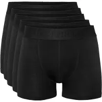 Resterods Gunnar Bamboo 5-Pack, - Black - XXL