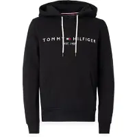 Tommy Hilfiger Core Tommy Logo Hoody - Black - XL