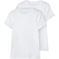 Name it Nkmt-Shirt Slim 2P Noos - White - 158-164