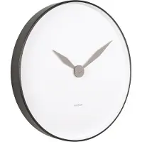 Karlsson Wall Clock Albatross Iron Black - Black - Ø50X5.5CM