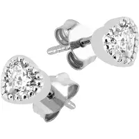 Lykken Hearts sydänkorvakorut hopea 4mm