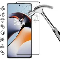 Mtp Products OnePlus 12R/Ace 3 Koko Peittävä Panssarilasi - 9H - Musta Reuna