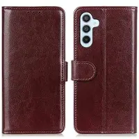 Mtp Products Samsung Galaxy A56 Lompakkokotelo Magneettisella Sulkijalla - ruskea