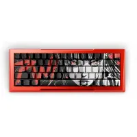 Pwnage Zenblade 65 V2 – Hall-efekti Pelinäppäimistö Nyomi Red Edition ANSI –