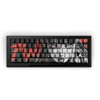 Pwnage Zenblade 65 V2 – Hall-efekti Pelinäppäimistö Nyomi Red Edition ANSI –