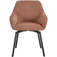 Ebuy24 Tuoli Clara ruskea, metalli, 4 jalkaa