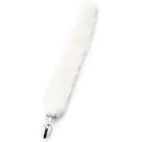 Zenn Deluxe Fluffy Fox Plug White