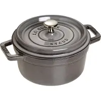 Staub Pyöreä pata 2,2 L Harmaa