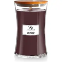 Woodwick Phantom Cherry tuoksukynttilä sisältää puusydämen 609.5 g