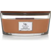 Woodwick Santal Myrrh tuoksukynttilä sisältää puusydämen (hearthwick) 453,6 g