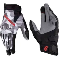 Leatt ADV HydraDri 7.5 Steel Short vedenpitävät moottoripyöräkäsineet
