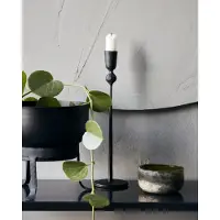 House Doctor Trivo kynttilänjalka 29 cm Musta