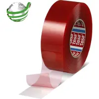 TESA 4965, 19 mm x 50 m, Punainen, Akryylinitriilibutadieenistyreeni (ABS), 50 m, 19 mm, 1 kpl (04965-00008-00)