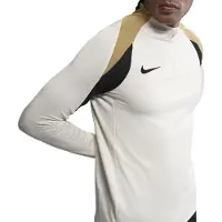 Nike Toiminnallinen paita 'Strike Drill' kameli / musta / offwhite