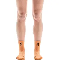ON Unisex Performance Run Sock Mid Tangerine/Flame Urheilusukat 47-49