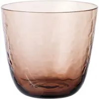 Broste Copenhagen Hammered tumbler 15 cl Ruskea
