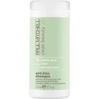 Paul Mitchell Clean Beauty Anti-Frizz silottava shampoo kurittomille ja pörröisille hiuksille 50 ml