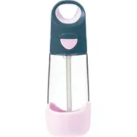 B.Box Bottle with Straw pullo sisältää pillin Indigo Pink 1 kpl