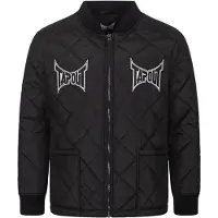 TAPOUT Välikausitakki 'PUNKASS' musta / valkoinen