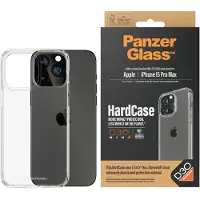 PanzerGlass iPhone 15 Pro Max HardCase -suojakuori, Läpinäkyvä