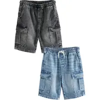 Next Farkut sininen denim / musta denim