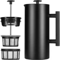 Espro P6-pressopannu, 95 cl, Musta