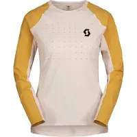 SCOTT Trail Vertic Pro -pitkähihainen pyöräilypaita Sugar Pink/Biscuit Beige naiset