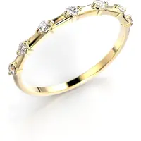 Festive Isla timanttisormus keltakulta 0.14ct 14-712-014-KK-LABGVS1