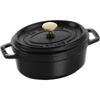 Staub La Cocotte ovaali pata valurauta 0,6 L Musta
