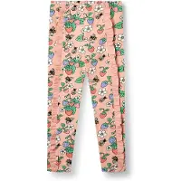 Smafolk Leggings With Strawberries - Pink - 104-110