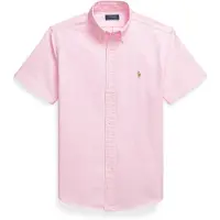 Ralph Lauren for man. 710850782007 Pink Custom Fit oxford shirt (L), Casual, Cotton, Short sleeve