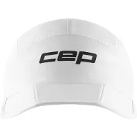 Cep Core Run Foldable Cap, juoksulippis, valkoinen