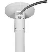 B-Tech AV SYSTEM V - CCTV CEILING MOUNT FOR DOME SURVEILLANCE CAMERAS - 2M Ø38MM POLE (BT5960-FD200/W)