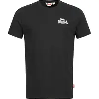 Lonsdale Paita 'Warlingham' musta / valkoinen