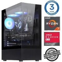 INTOP Tietokone Ryzen 7 5700X 32GB 1TB SSD M.2 NVME RX580 8GB no-OS