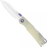 Ka-Bar State &amp; Union F01 SUF01JG, Satin S35VN, Jade G10, Purple Aluminum Hardware pocket knife