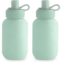 Mushie täytettävä sosepussi 2 kpl Cambridge Blue
