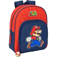 Super Mario Small Reppu 9,5L Trick, Dark blue/red