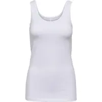ONLY Onllive Love S/L Tank Top Noos - White - XS
