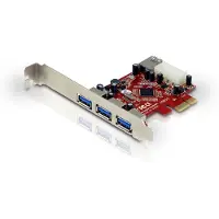 Conceptronic C4USB3EXI, PCIe, USB 3.2 Gen 1 (3.1 Gen 1), Punainen, Hopea, Kiina, VIA VL800, 4,8 Gbit/s