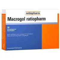 Ratiopharm Macrogol 10 kpl 10 kpl