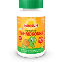 Minisun Pehmokonna Appelsiini 10 mcg D-Vitamiini lapselle kpl