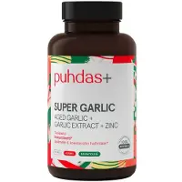 Raw Organic Puhdas+ Super Garlic - Valkosipuli 60kaps.
