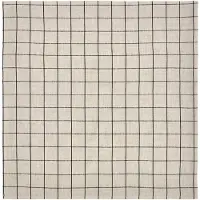 House Doctor Join pöytäliina 150x150 cm Svart-off white