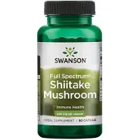Swanson Health Shiitakesieni, 500 mg - 60 kapselia